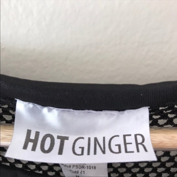 HOT GINGER Dress Size M Black - Picture 3 of 4